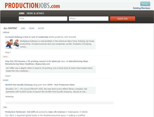 Tablet Screenshot of productionjobs.com